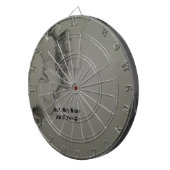 Cible De Fléchettes Déclaration audacieuse : Agissez Comme Des Hommes, (Devant droit)