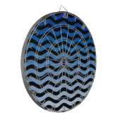 Cible De Fléchettes Decor de stripes bleues (Devant gauche)