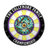 Cible De Fléchettes Décor mural rustique (Devant)