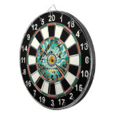 Cible De Fléchettes Décor rustique du mur de chasse au canard (Devant droit)