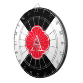 Cible De Fléchettes Décorations de monogramme (Devant droit)