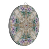 Cible De Fléchettes Decorative Floral Dartboard (Devant gauche)