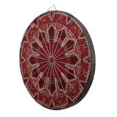 Cible de fléchettes décorative rouge (Devant droit)