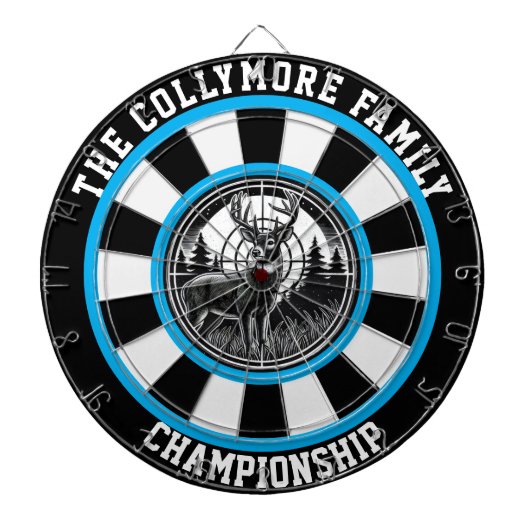 Cible De Fléchettes Deer et Forest Target Art (Devant)