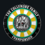 Cible De Fléchettes Deer et Forest Wall Art<br><div class="desc">Améliorez votre grotte ou pavillon de chasse avec ce design circulaire rustique d'un cerf majestueux avec des bois dans une forêt. Le revêtement de cible audacieux apporte l'excitation de la chasse à votre décor. Avec son charme naturel et son thème aventureux, cette oeuvre d'art fait un grand début de conversation...</div>