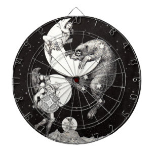 Cible De Fléchettes Déesse lunaire céleste antique et ours Ursa Major