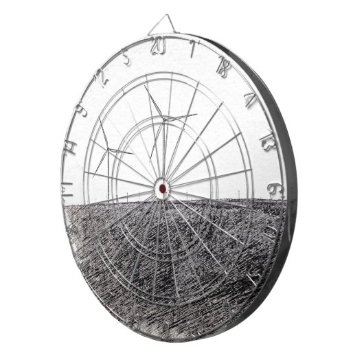 Cible De Fléchettes Défilement (Devant droit)