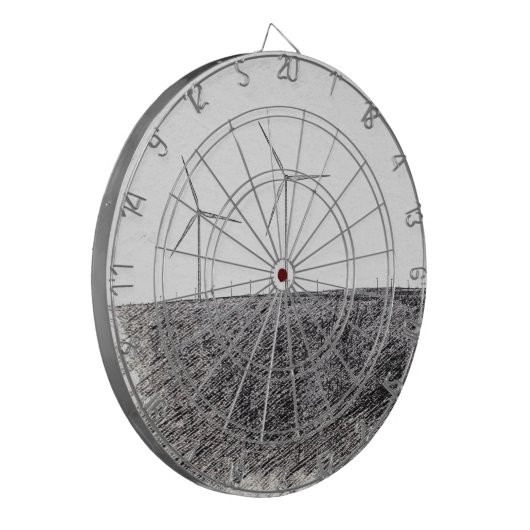 Cible De Fléchettes Défilement (Devant gauche)