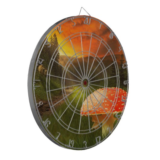 Cible De Fléchettes Définition du soleil d'automne. (Devant gauche)