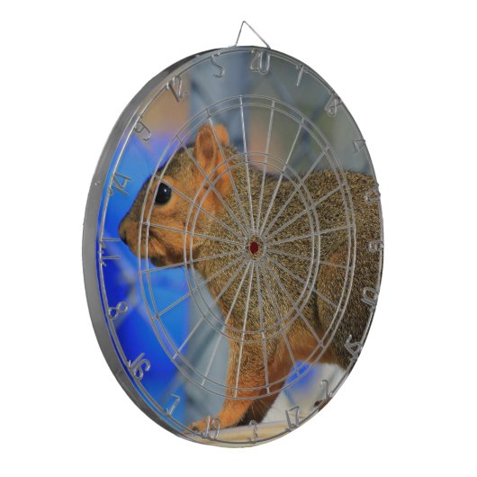 Cible de flechettes d'encre profilée de l'écureuil (Devant gauche)