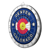 Cible De Fléchettes Denver Colorado (Devant droit)