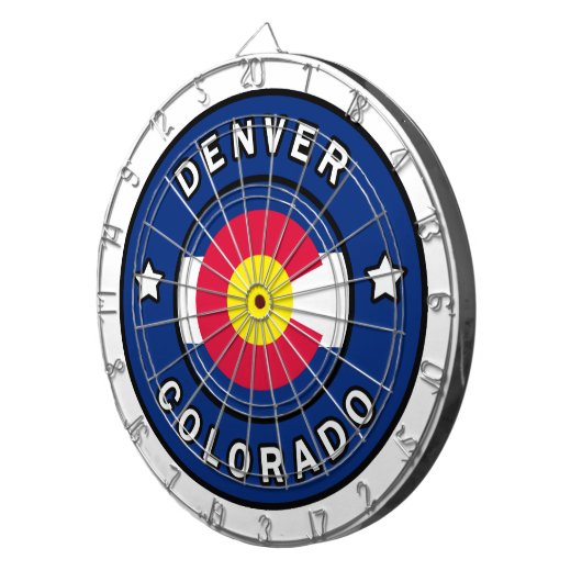 Cible De Fléchettes Denver Colorado (Devant droit)