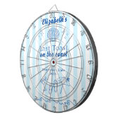 Cible De Fléchettes Dernier Toast sur la Côte pour la Soirée de Fiança (Devant droit)