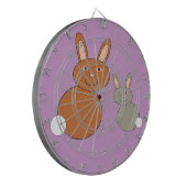 Cible de flechettes des lapins de la Fête des mère (Devant gauche)