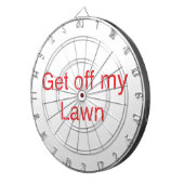 Cible De Fléchettes Descendez de ma pelouse (Devant droit)