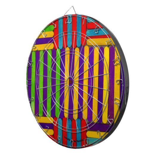 Cible De Fléchettes Design coloré (Devant droit)