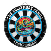 Cible De Fléchettes Design de précision du lac Crocodile (Devant)