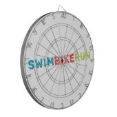 Cible De Fléchettes Design de triathlon (Devant gauche)