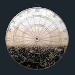 Cible De Fléchettes Design élégant en marbre de confetti rose en or<br><div class="desc">Elégant brillant faux rose parties scintillant confetti points de douche, chic, vintage avec un fil d'or de torsion moderne, dessin en marbre blanc et noir, avec une touche personnalisée, rose, blush, or, gris, noir et blanc, imitation marbre pierre grunge, nature, surface, granit, rock, design, mignon, artistique, doux, stylisé, mode, cool,...</div>