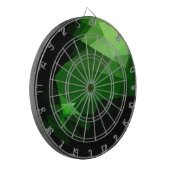Cible De Fléchettes Design graphique en cristal vert (Devant gauche)