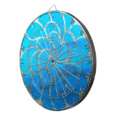 Cible De Fléchettes Design Lune Bleue (Devant droit)