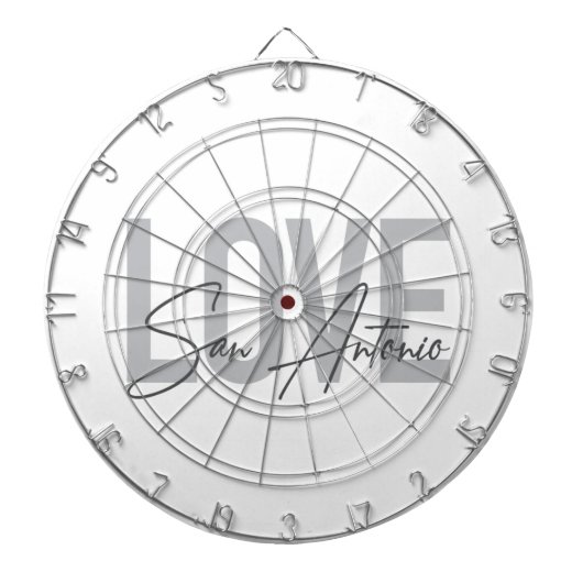 Cible De Fléchettes Design moderne, simple, chic, cool Love San Antoni (Devant)