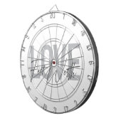 Cible De Fléchettes Design moderne, simple et cool urbaine Love Forth (Devant droit)