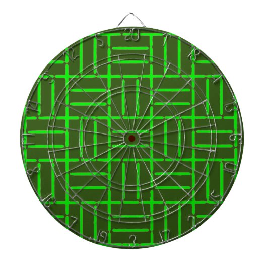 Cible De Fléchettes DESIGN STYLE ART Dartboard (Devant)