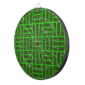 Cible De Fléchettes DESIGN STYLE ART Dartboard (Devant droit)