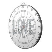 Cible De Fléchettes Design urbain, moderne, simple, cool Love Allemagn (Devant droit)