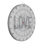 Cible De Fléchettes Design urbain, moderne, simple, cool Love Allemagn (Devant gauche)