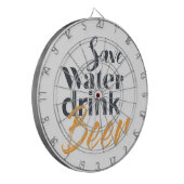 Cible De Fléchettes Design urbain, tendance, drôle, économiser de l'ea (Devant gauche)