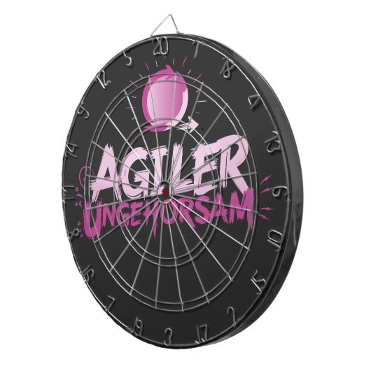 Cible De Fléchettes Désobéissance agile (Devant droit)