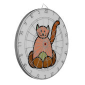 Cible De Fléchettes dessin animé de chat Brown (Devant gauche)