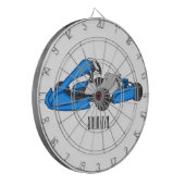 Cible De Fléchettes dessin animé de Kart racing (Devant gauche)