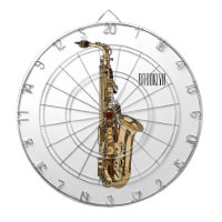 dessin animé saxophone