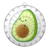 Cible De Fléchettes Dessin Avocado mignon (Devant)