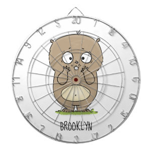 Cible De Fléchettes Dessin d'adorable hamster