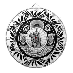 Cible De Fléchettes Dessin de cavalier