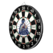 Cible De Fléchettes Dessin de Donald Trump (Devant droit)