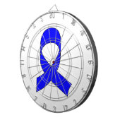 Cible De Fléchettes Dessin de ruban bleu (Devant droit)