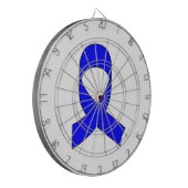 Cible De Fléchettes Dessin de ruban bleu (Devant gauche)