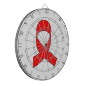 Cible De Fléchettes Dessin de ruban rouge (Devant gauche)