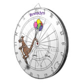 Cible De Fléchettes Dessin d'humour australien kangourou (Devant droit)