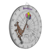 Cible De Fléchettes Dessin d'humour australien kangourou (Devant gauche)