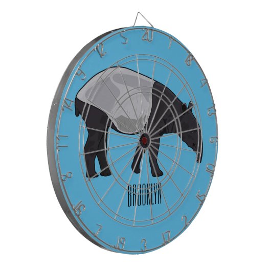 Cible De Fléchettes Dessin sur Tapir (Devant gauche)