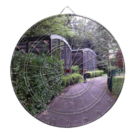 Cible De Fléchettes deux enfants dans le parc (Devant)