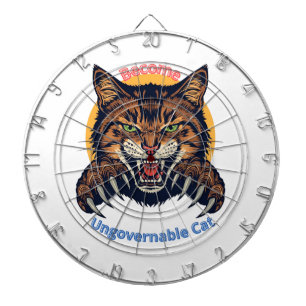 Cible De Fléchettes Devenez Chat Ingouvernable