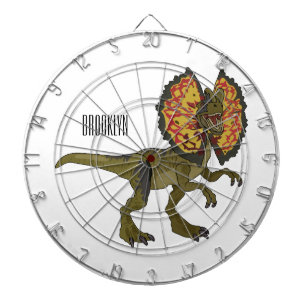 Cible De Fléchettes Dilophosaurus dessin animé