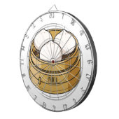 Cible De Fléchettes Dim sum dessin animé (Devant droit)